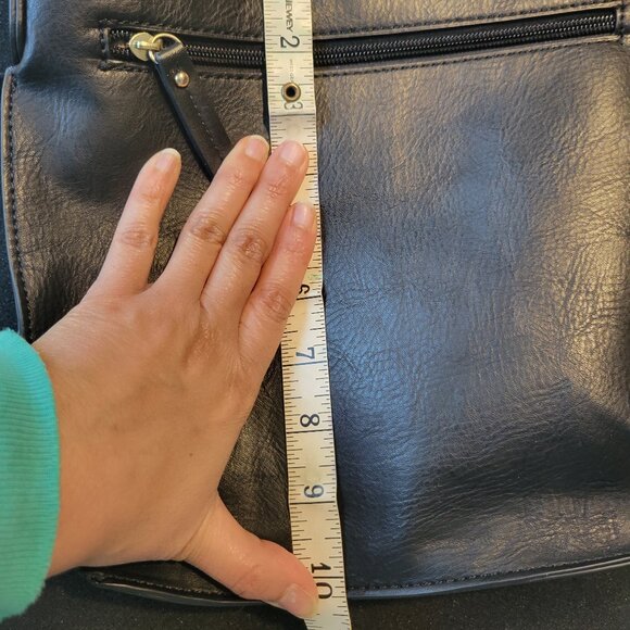 KGB Studio Black Vinyl Satchel - BRAND NEW, NEVER USED - Picture 11 of 14